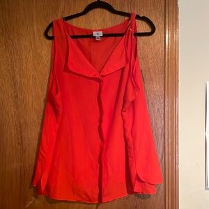 Used Worthington Tank Top Orange Size 3X